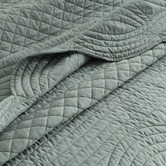 Chiswick Living Juniper Scallop Cotton-Blend Coverlet Set