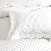Chiswick Living Pearl Scallop Cotton-Blend Coverlet Set