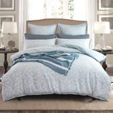 Chiswick Living Checks Jervis Cotton-Blend Quilt Cover Set