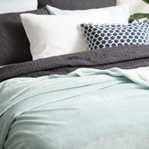 Chiswick Living Mandel Velvet Blanket