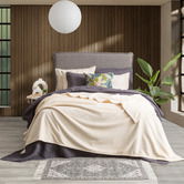 Chiswick Living Mandel Velvet Blanket