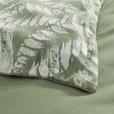 Chiswick Living Green Tropic Cotton-Blend Quilt Cover Set