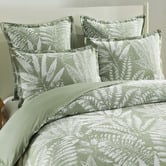 Chiswick Living Green Tropic Cotton-Blend Quilt Cover Set