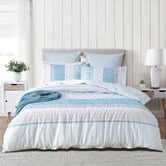 Chiswick Living Brandt Cotton Sateen Reversible Quilt Cover Set