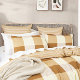 Chiswick Living Ellis Cotton Sateen Reversible Quilt Cover Set