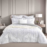 Chiswick Living Charcoal Liana Cotton-Blend Quilt Cover Set