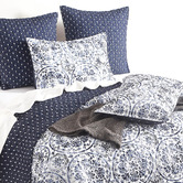 Chiswick Living Medallion Megan Quilted Coverlet Set