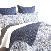 Chiswick Living Medallion Megan Quilted Coverlet Set