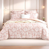 Chiswick Living Blush Fleming Cotton-Blend Quilt Cover Set