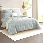 Chiswick Living Sage Cosette Cotton-Blend Quilt Cover Set