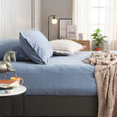 Chiswick Living Harlan Organic Cotton Jersey Fitted Sheet Set
