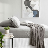 Chiswick Living Harlan Organic Cotton Jersey Fitted Sheet Set