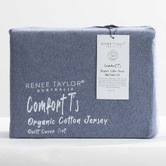 Chiswick Living Ink Harlan Organic Cotton Jersey Quilt Cover Set