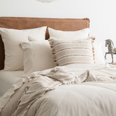 Chiswick Living Oatmeal Harlan Organic Cotton Jersey Quilt Cover Set