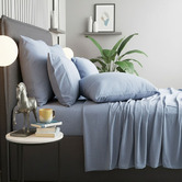 Chiswick Living Harlan Organic Cotton Jersey Sheet Set