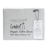 Chiswick Living Harlan Organic Cotton Jersey Fitted Sheet Set