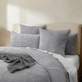 Chiswick Living Silver Line Bramble Velvet Coverlet Set