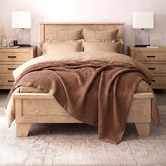 Chiswick Living Freida Washed Cotton Waffle Blanket