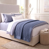 Chiswick Living Freida Washed Cotton Waffle Blanket