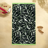 Chiswick Living Monsteria Cotton Beach Towels