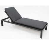 Oakglen Outdoors 2 Piece Dallas Outdoor Sun Lounger &amp; Side Table Set