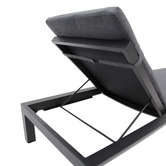 Oakglen Outdoors 2 Piece Dallas Outdoor Sun Lounger &amp; Side Table Set