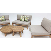 Outdoor Living Direct 4 Seater Bridgewater Acacia Wood Outdoor Lounge Set
