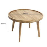 Oakglen Outdoors Melfort Acacia Wood Outdoor Coffee Table
