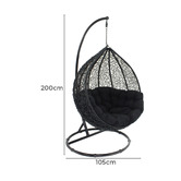 Oakglen Outdoors Kakadu Aluminium Hanging Chair