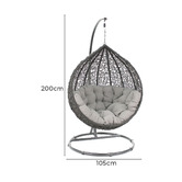 Oakglen Outdoors Kakadu Aluminium Hanging Chair