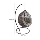 Oakglen Outdoors Kakadu Aluminium Hanging Chair