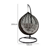 Oakglen Outdoors Kakadu Aluminium Hanging Chair