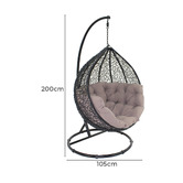 Oakglen Outdoors Kakadu Aluminium Hanging Chair