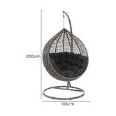 Oakglen Outdoors Kakadu Aluminium Hanging Chair