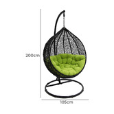 Oakglen Outdoors Kakadu Aluminium Hanging Chair