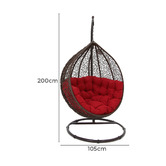 Oakglen Outdoors Kakadu Aluminium Hanging Chair