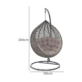 Oakglen Outdoors Kakadu Aluminium Hanging Chair