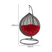 Oakglen Outdoors Kakadu Aluminium Hanging Chair