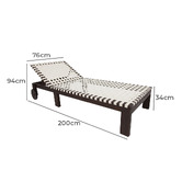 Oakglen Outdoors Zambra Single Sun Lounge