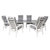 Oakglen Outdoors 6 Seater Athena Outdoor Dining Set