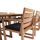 Oakglen Outdoors 8 Seater Jarlath Clado Wood Outdoor Dining Set