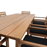 Oakglen Outdoors 8 Seater Jarlath Clado Wood Outdoor Dining Set