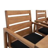 Oakglen Outdoors 8 Seater Jarlath Clado Wood Outdoor Dining Set