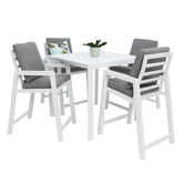 Oakglen Outdoors 4 Seater Lethia Outdoor Bar Table Set
