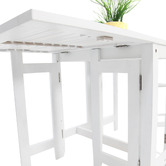 Oakglen Outdoors 2 Seater Ozul Acacia Wood Outdoor Foldable Bistro Set