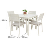 Oakglen Outdoors 4 Seater Cadell Outdoor Dining Set