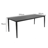 Oakglen Outdoors Bernia Outdoor Dining Table