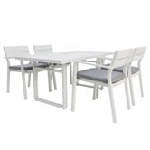 Oakglen Outdoors 4 Seater Dallas Outdoor Dining Set