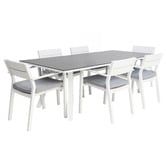Oakglen Outdoors 6 Seater Athena Outdoor Dining Set
