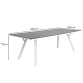 Oakglen Outdoors Athena Ceramic Outdoor Dining Table
